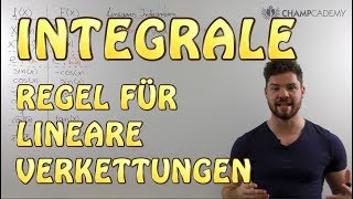 Regel für lineares Integrieren  2 Beispiele [upl. by Ayik364]