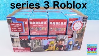 Roblox Toys Game Figures Series 3 Full Box Opening Toy Review  PSToyReviews [upl. by Ulberto278]