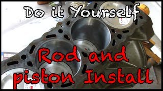 Piston and Rod Installation [upl. by Stevy]