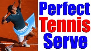 How To Hit The Perfect Tennis Serve In 5 Simple Steps [upl. by Shellie]