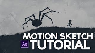 Motion Sketch After Effects Tutorial [upl. by Ahsinauj]