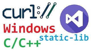 static curl lib cc install in visual studio  for windows [upl. by Sices195]