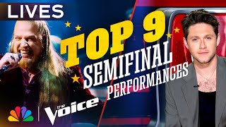 Every Performance from the Top 9 Lives  The Voice  NBC [upl. by Leilani]