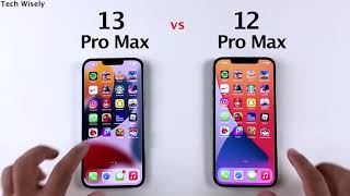 iPhone 13 Pro Max vs 12 Pro Max  SPEED TEST [upl. by Kalina136]