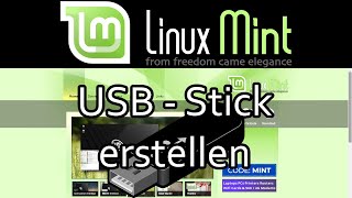 Linux Mint  USBInstallationsStick erstellen mit Rufus [upl. by Arral]