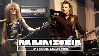 Top 5 Rammstein solos And why they rock [upl. by Shepard]