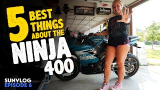 5 BEST Things About The Kawasaki NINJA 400 2021 [upl. by Baerl]