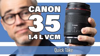 Canon 35mm f14 L VCM 👉 Quick Take Does it make sense for a headshot photographer 🤔 [upl. by Colby505]