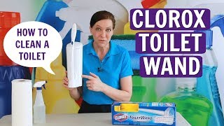 Clorox ToiletWand Product Review Unboxing amp Demonstration How to Clean a Toilet [upl. by Czarra]