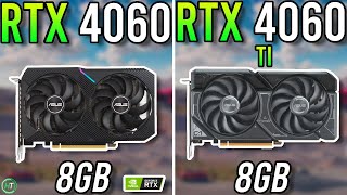 RTX 4060 vs RTX 4060 Ti  Tested in 2024 [upl. by Rida]