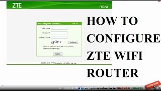 how to configure zte router  Sharmaji Updates [upl. by Ber996]