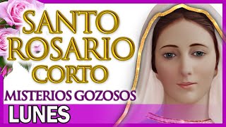 Santo Rosario Corto de Hoy Lunes 🌿 Misterios Gozosos 🙏 Rosario a Santa Virgen María [upl. by Ardnalak]