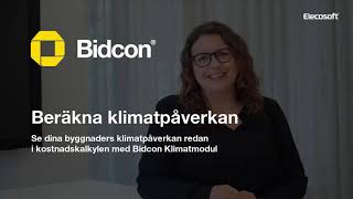 Bidcon Klimatmodul – Beräkna klimatpåverkan [upl. by Kittie867]