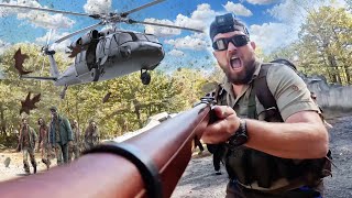 Airsoft ZOMBIE Helicopter Drops [upl. by Ecad]