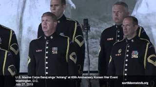 US Marine Corps Band performs quotArirangquot [upl. by Dorcas]