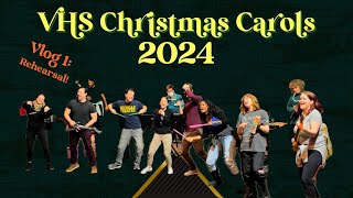 ✨Starkids VHS Christmas Carols 2024✨ Vlog 1 Rehearsal [upl. by Chappelka]