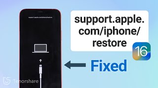 How to Fix supportapplecomiphonerestore iOS 16 Newest [upl. by Earvin758]