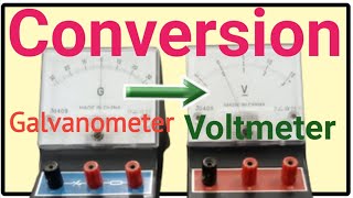 Conversion of Galvanometer into Voltmeter Experiment [upl. by Ahsiemat]