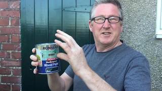 Ronseal 10 year Weatherproof Wood Paint Racing Green Exterior Gloss  Review [upl. by Eical]