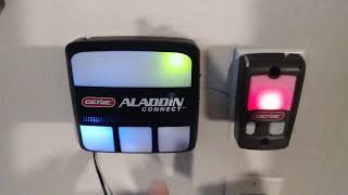 Aladdin connect wifi garage door opener easy setup [upl. by Leksehcey]