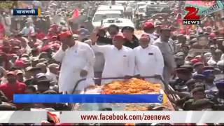 Akhilesh Yadav conducts roadshow in Varanasi [upl. by Acassej]