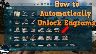 How to make Engrams Automatically unlock Engrams on your Ark Nitrado Server Ninjakiller [upl. by Netty]