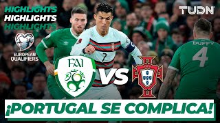 Highlights  Irlanda vs Portugal  UEFA European Qualifiers 2021  TUDN [upl. by Havens]