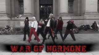 KPOP IN PUBLIC BTS 방탄소년단  ‘WAR OF HORMONE’  ONE SHOT  Dance cover by PURPLEMOON  FRANCE [upl. by Uaeb]