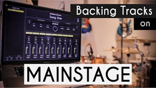 How to Setup a Backing Track Rig on MainStage Beginners [upl. by Morgenthaler967]