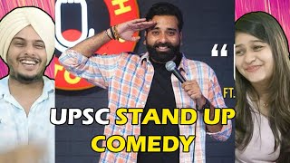 UPSC  Stand Up Comedy Ft Anubhav Singh Bassi Reaction [upl. by Iredale522]