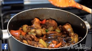 Caribbean Stew Chicken Jamaican Stew Chicken  Recipes By Chef Ricardo [upl. by Nnylak]