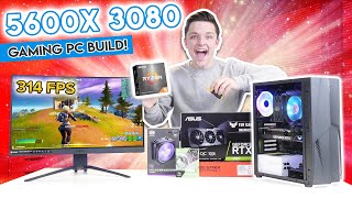 1500 Ryzen 5600X amp RTX 3080 Gaming PC Build Zen 3  Ampere  The Dream [upl. by Aile634]