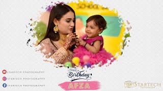 AFZAS 1ST BIRTHDAY  CINEMATIC FULL VIDEO  STARTECH PHOTOGRAPHY ©  CINEMATIC SERIES 2023 [upl. by Cordelie]