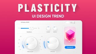 UI Design Trend 2024 Plasticity [upl. by Suiramad]