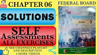 Self Assesment Exercise 61 62 63 64 65 66 67 68 Chapter 6 Solutions 9th Chemistry [upl. by Jacy]