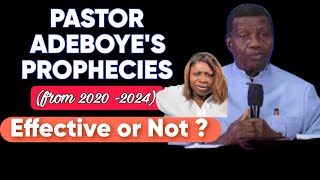 Has Pastor Adeboyes PROPHECIES Been Effective To The People Or Country [upl. by Urbano]