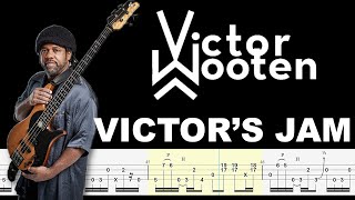 Victor Wooten  Victors Jam Official Bass Tabs By Chamis Bass [upl. by Eniaj]