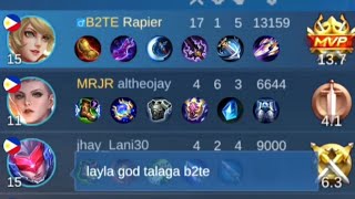 Layla God Talaga si B2TE [upl. by Ahsinehs]