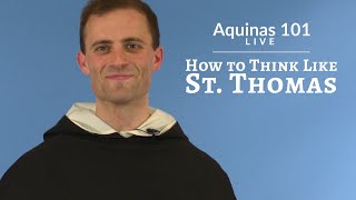 Aquinas 101 Live How to Think Like St Thomas w Fr Gregory Pine OP [upl. by Ysied]