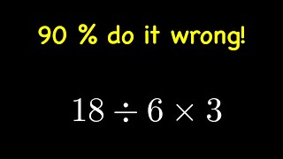 90 failed to get correct answer l Is PEMDAS wrong [upl. by Eiznekam]