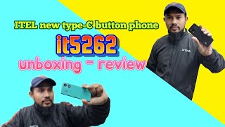 itel new type C button phoneunboxing review itel button phone Type c viral [upl. by Graniah]