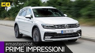 Volkswagen Tiguan RLine 4motion 20 TDI 240 CV  Primo test ENGLISH SUB [upl. by Adimra209]