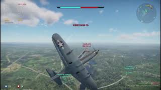 Vídeo gameplay 08  War Thunder P63A5 [upl. by Mamoun587]