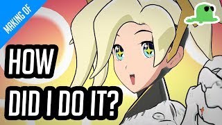 Making of Mercy Unleashed Overwatch Fight Animation [upl. by Calandra]