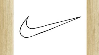 COMO DESENHAR O LOGO DA NIKE [upl. by Pack]