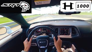 INSANE DODGE CHALLENGER HELLCAT  Endless Supercharger Whine amp 1000 HP Upgrade [upl. by Madge529]