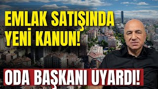 Konya Emlakçılar Odası Başkanı uyardı  Konya [upl. by Sherline]