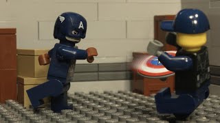 LEGO Cyclops  CAPTAIN AMERICA  STOP MOTION [upl. by Langdon]