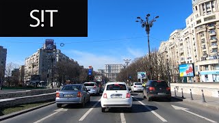 Circulatie Rutiera Bucuresti Bulevardul Unirii [upl. by Atilemrac]