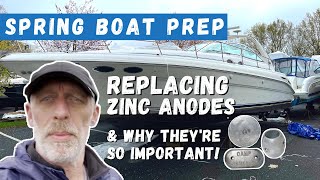 SPRING BOAT PREP  How to Replace Zinc Anodes to Prevent Corrosion on Your Boat [upl. by Averi]